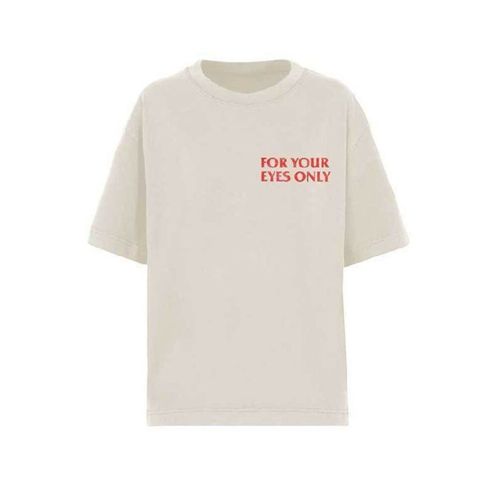 James Bond Unisex Adult For Your Eyes Only Bond For Action T-Shirt / Natural
